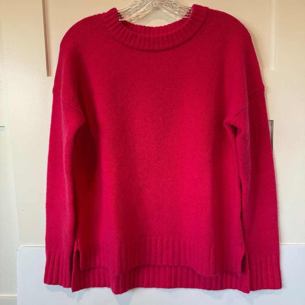 J.Crew vibrant pinkish red sweater XXS/XS